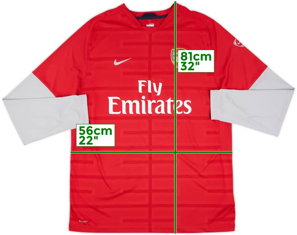 2009-10 Arsenal Nike Training L/S Shirt - 9/10 - (XL)
