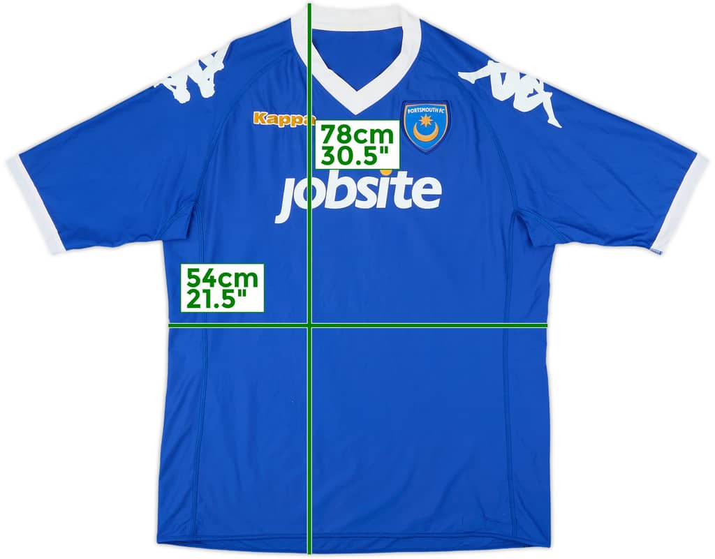 2010-11 Portsmouth Home Shirt - 7/10 - (XL)