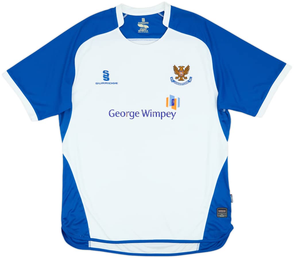 2007-08 St Johnstone Home Shirt - 6/10 - (XL)