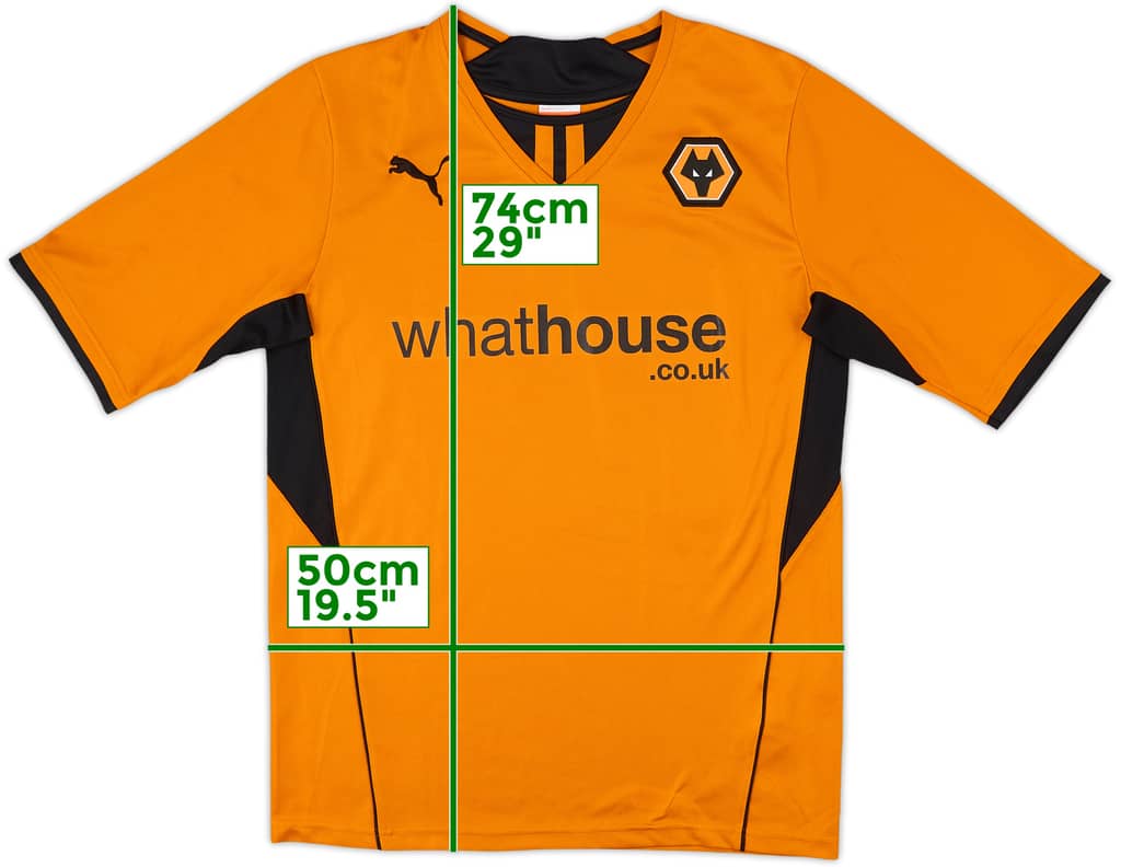 2013-14 Wolves Home Shirt - 7/10 - (M)
