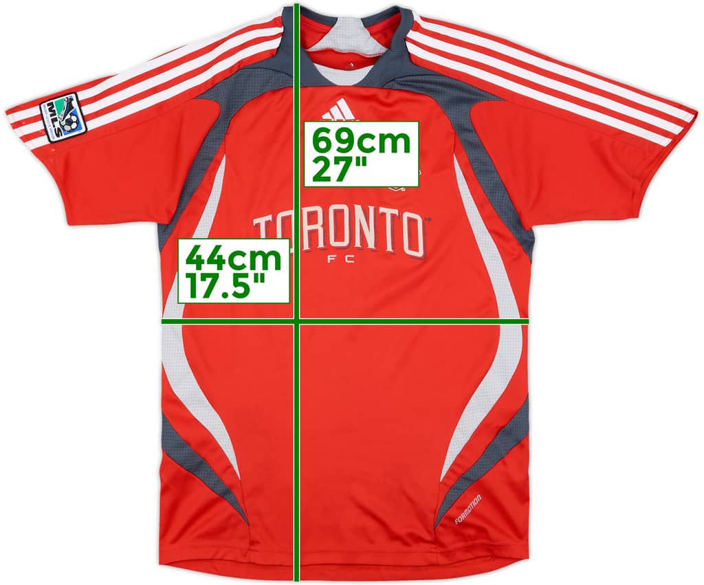 2007-08 Toronto FC Home Shirt - 7/10 - (L.Boys)