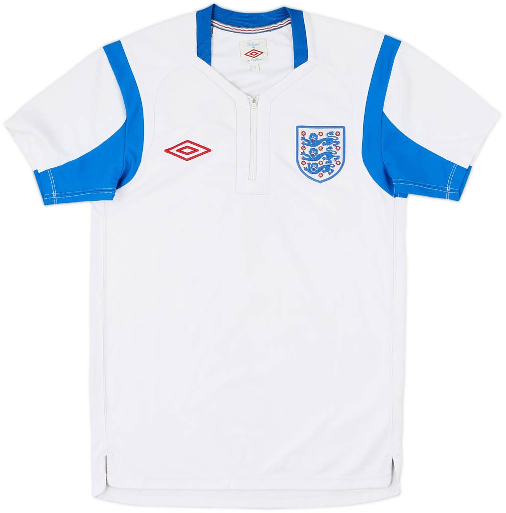 2012-13 England Umbro 1/4 Zip Training Shirt - 6/10 - (S)