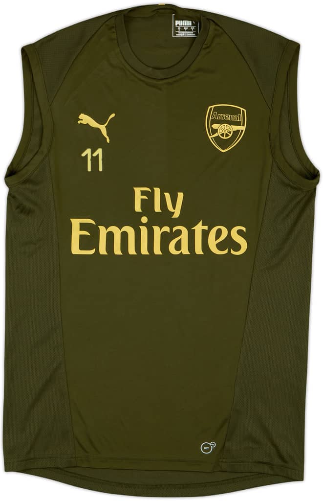 2017-18 Arsenal Player Issue Puma Training Shirt #11  - 7/10 - (S)
