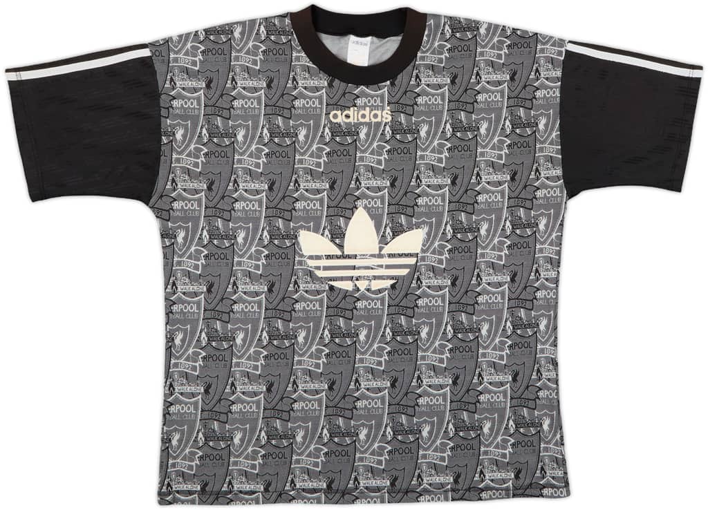 1995-96 Liverpool adidas Training Shirt - 7/10 - (M)