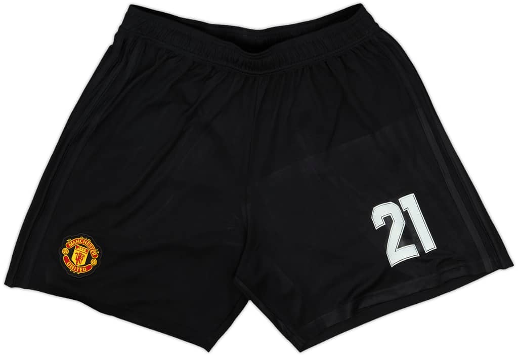 2018-19 Manchester United Alternate Home Shorts #21 - 7/10 - (L)