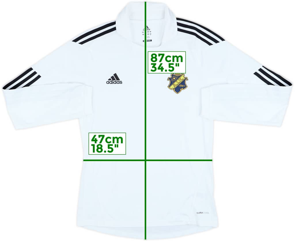 2010-11 AIK Stockholm Away L/S Shirt - 7/10 - (S)