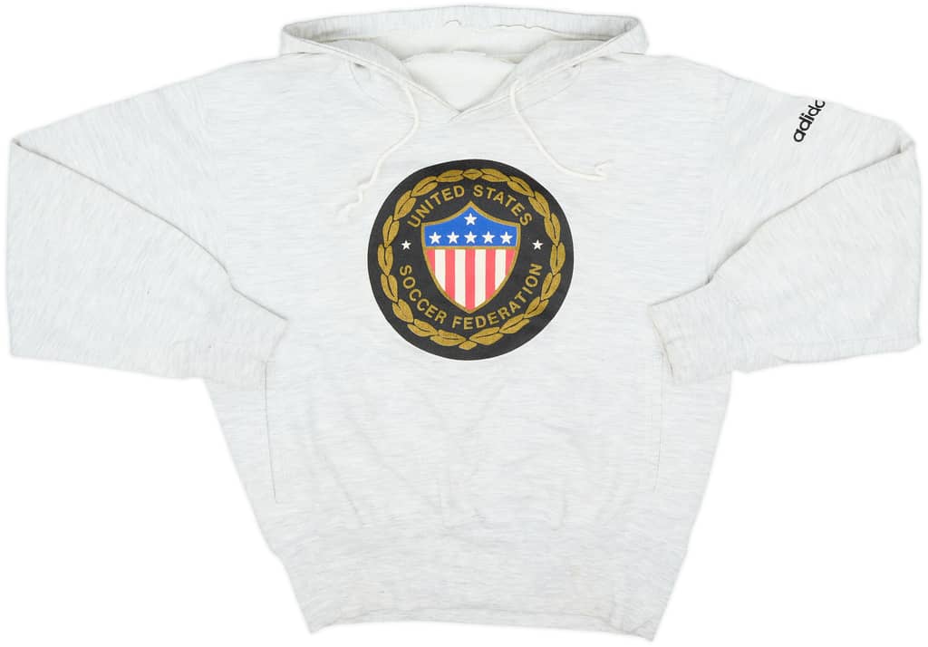 1993 USA adidas Hooded Sweat Top - 9/10 - (S)