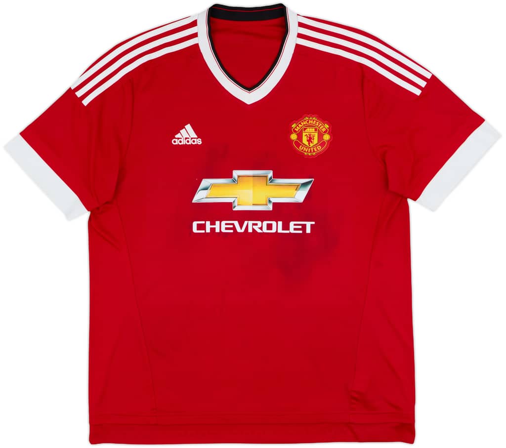 2015-16 Manchester United Home Shirt - 4/10 - (XL)