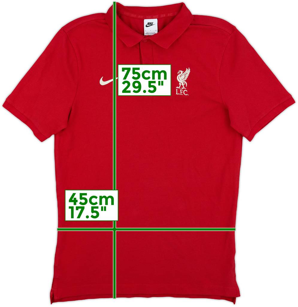 2021-22 Liverpool Nike Polo Shirt - 8/10 - (L)