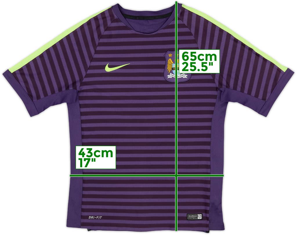 2014-15 Manchester City Nike Training Shirt - 6/10 - (M)