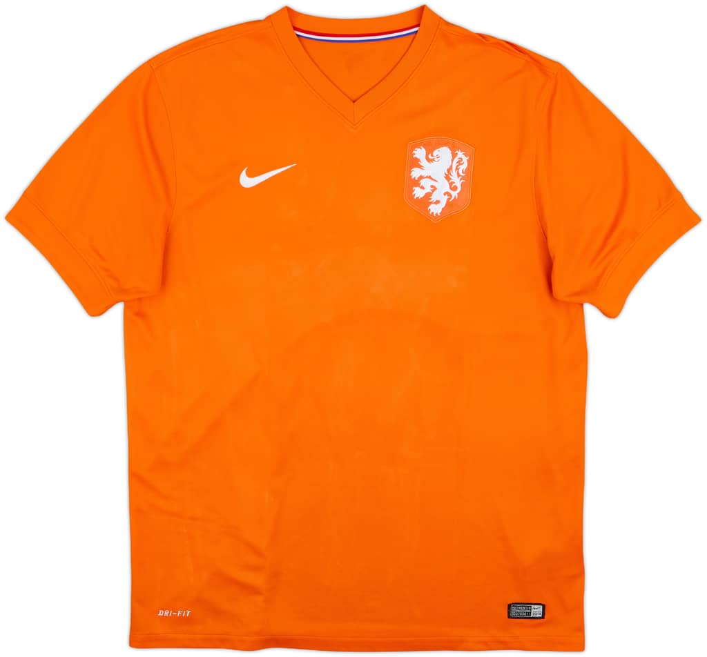 2014-15 Netherlands Home Shirt - 7/10 - (XL)