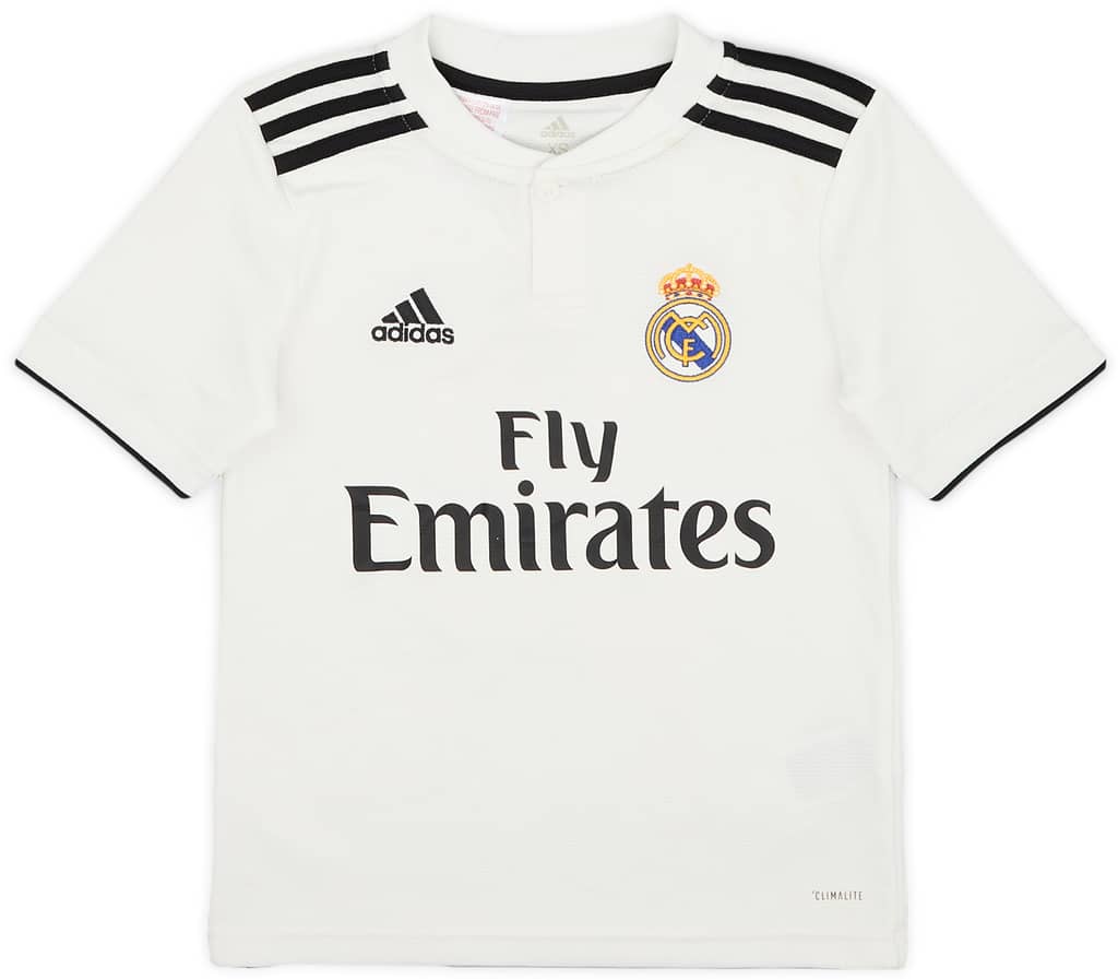 2018-19 Real Madrid Home Shirt Reguilon #23 - 6/10 - (7-8 Years)