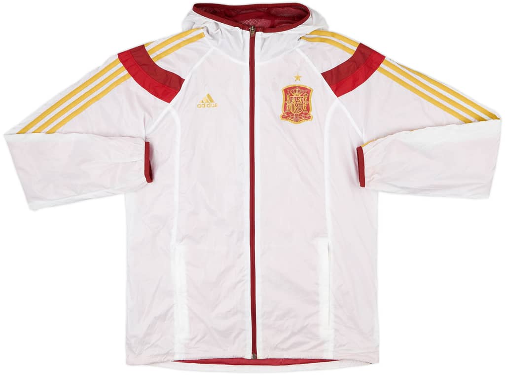 2014-15 Spain adidas Hooded Track Jacket - 7/10 - (M)
