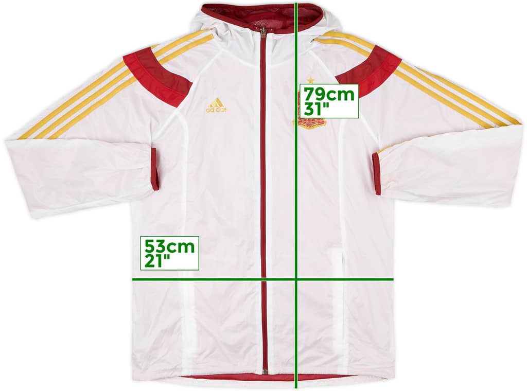 2014-15 Spain adidas Hooded Track Jacket - 7/10 - (M)