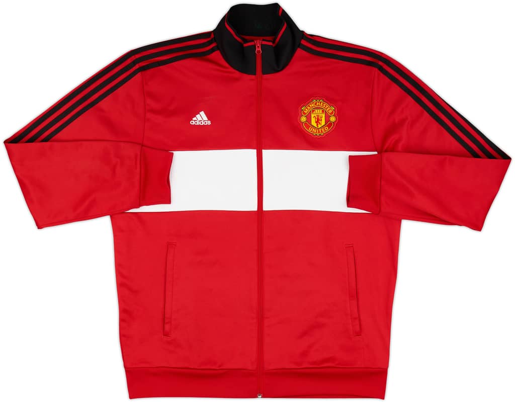 2017-18 Manchester United adidas Track Jacket - 6/10 - (XL)