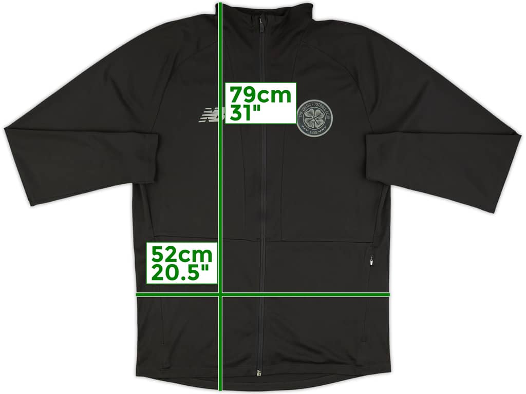 2019-20 Celtic New Balance Track Jacket - 8/10 - (XL)