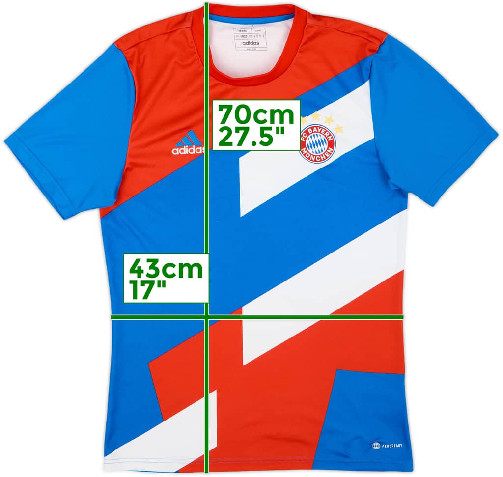 2022-23 Bayern Munich adidas Training Shirt - 7/10 - (S)