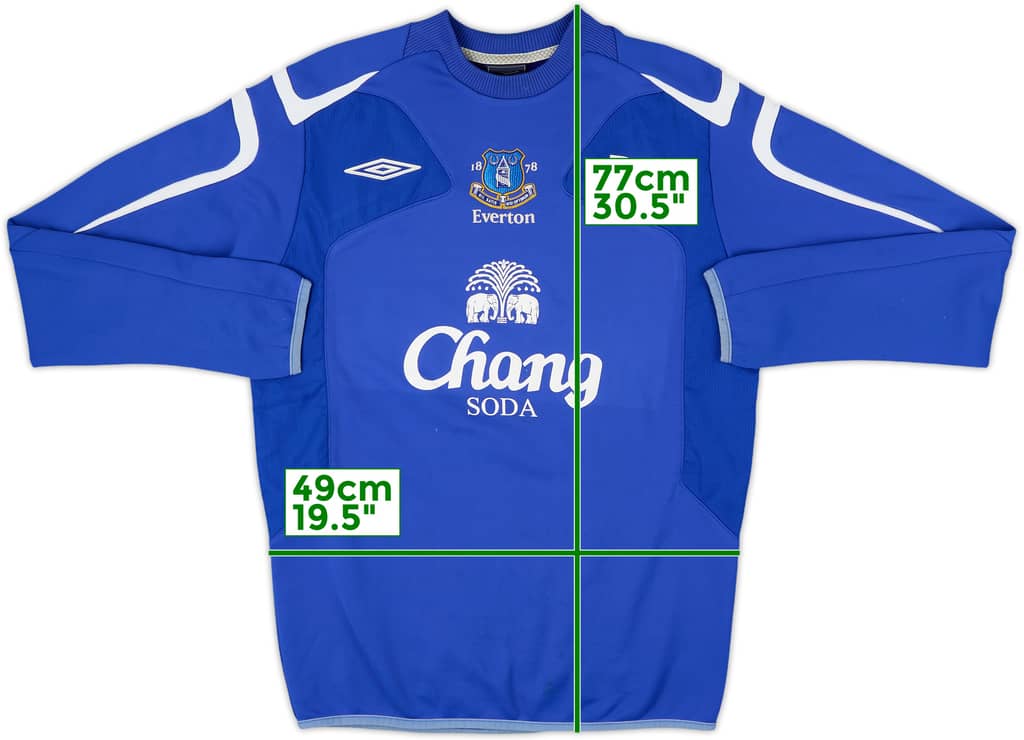 2008-09 Everton Staff Issue Umbro Sweat Top DG - 7/10 - (M)