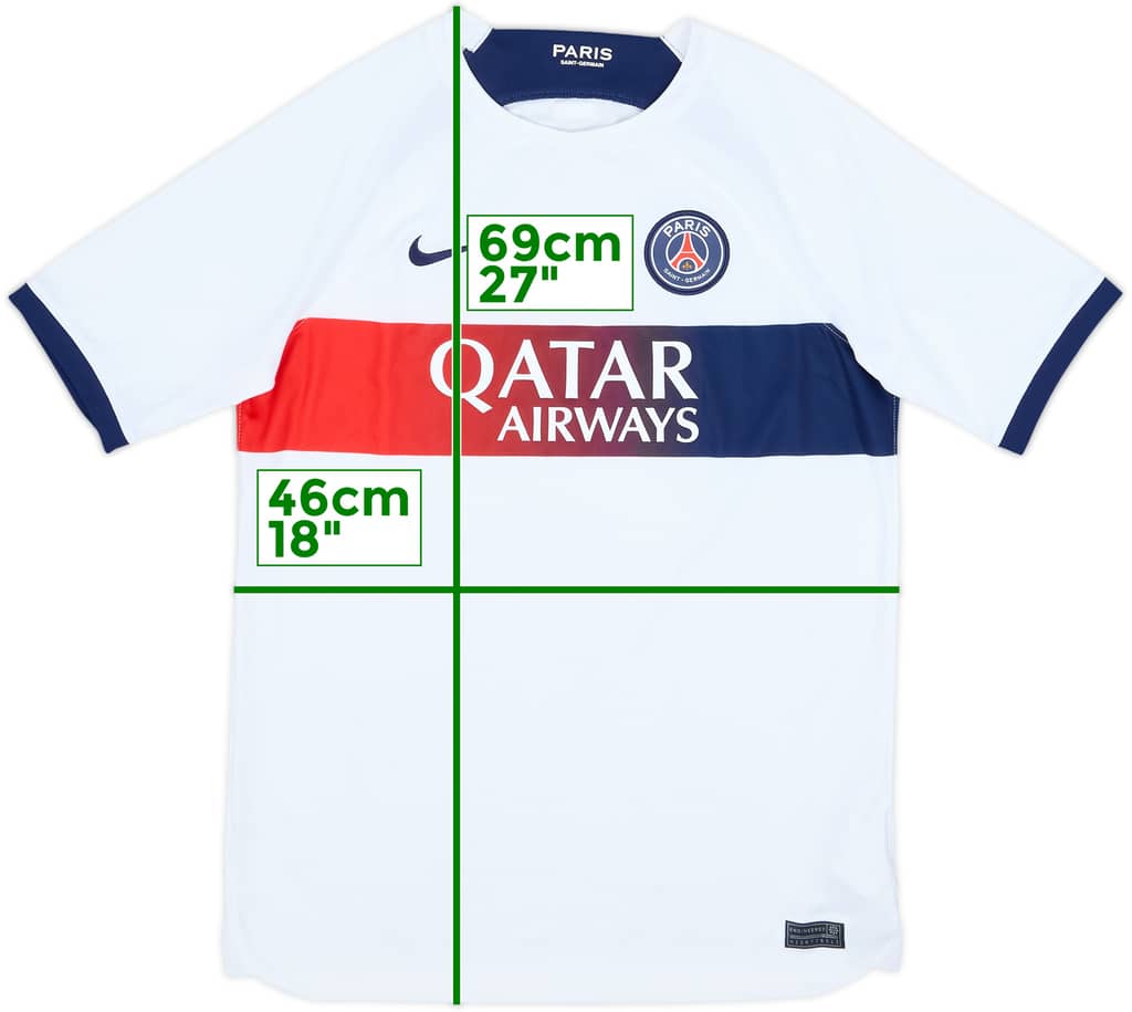 2023-24 Paris Saint-Germain Away Shirt - 10/10 - (XL.Boys)