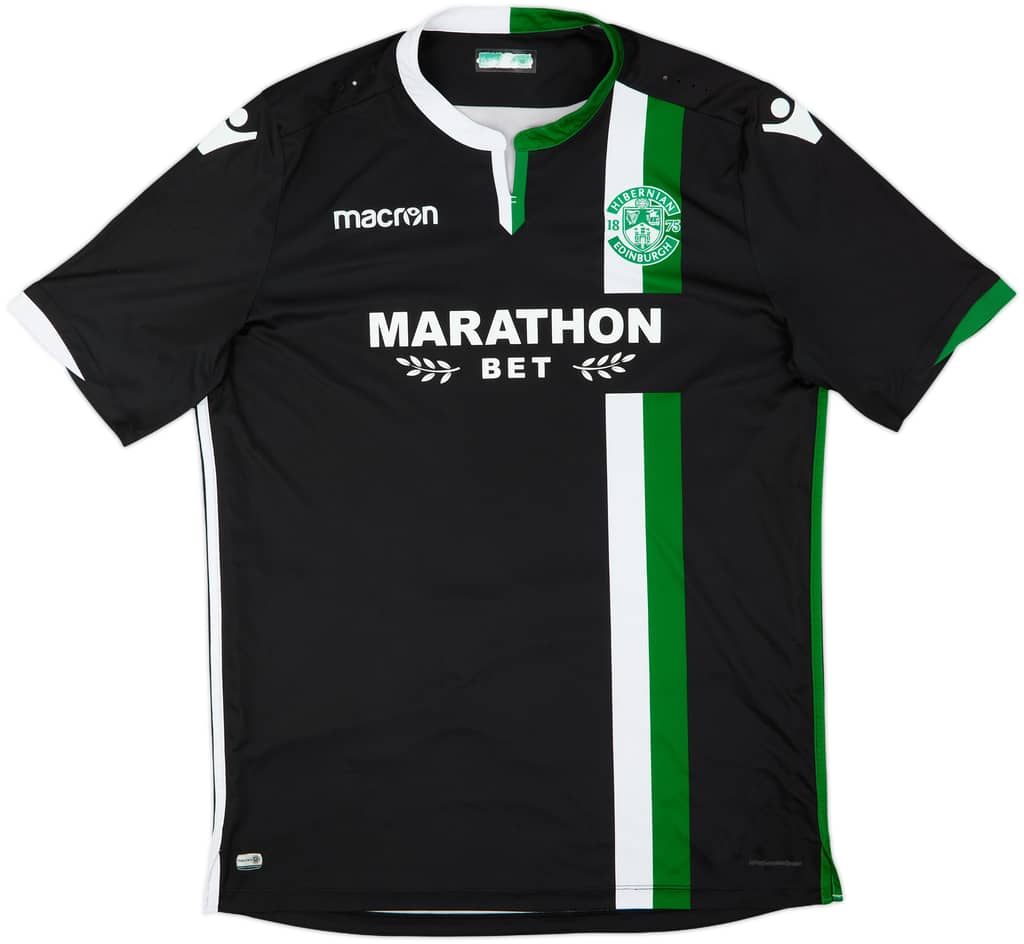 2017-18 Hibernian Away Shirt - 7/10 - (XL)