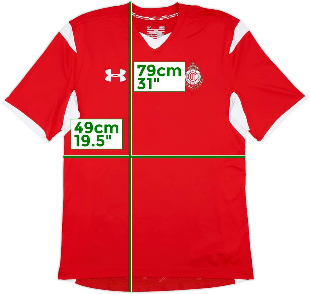 2014-15 Deportivo Toluca Under Armour Training Shirt - 9/10 - (L)