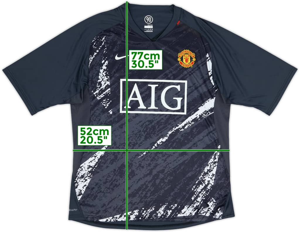 2007-08 Manchester United Nike Training Shirt - 10/10 - (M)