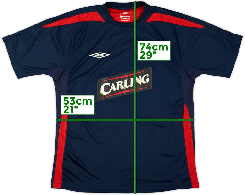 2006-07 Rangers Umbro Training Shirt - 6/10 - (L)