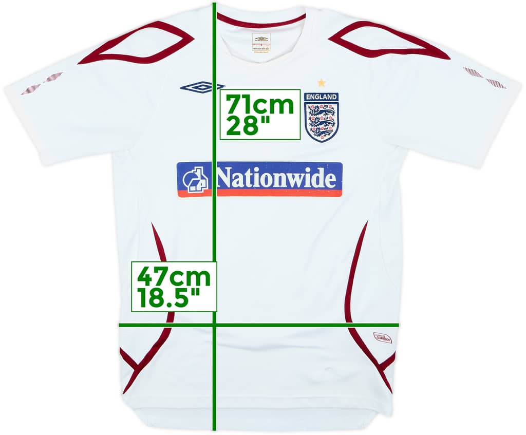 2007-08 England Umbro Training Shirt - 5/10 - (S)
