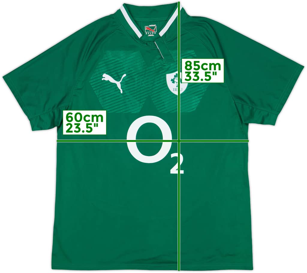 2011-12 Ireland Rugby Union Home Shirt - 7/10 - (XXL)