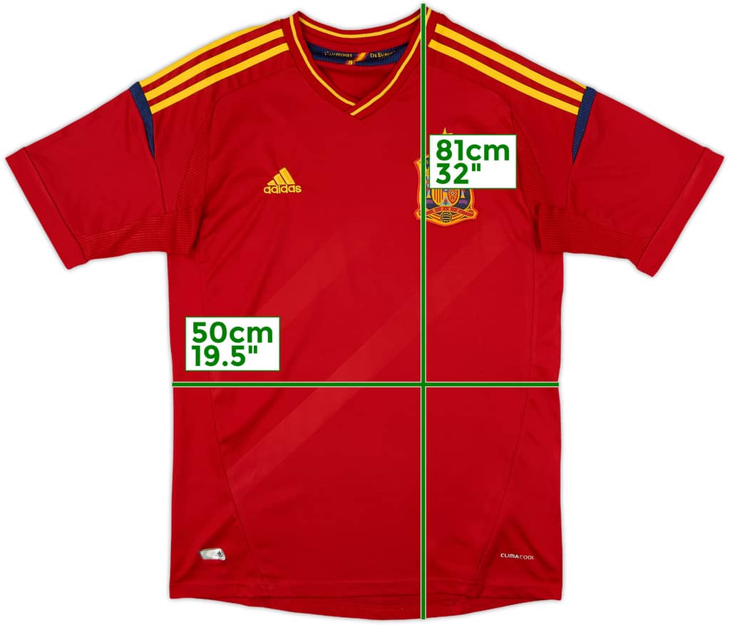 2011-12 Spain Home Shirt - 7/10 - (M)