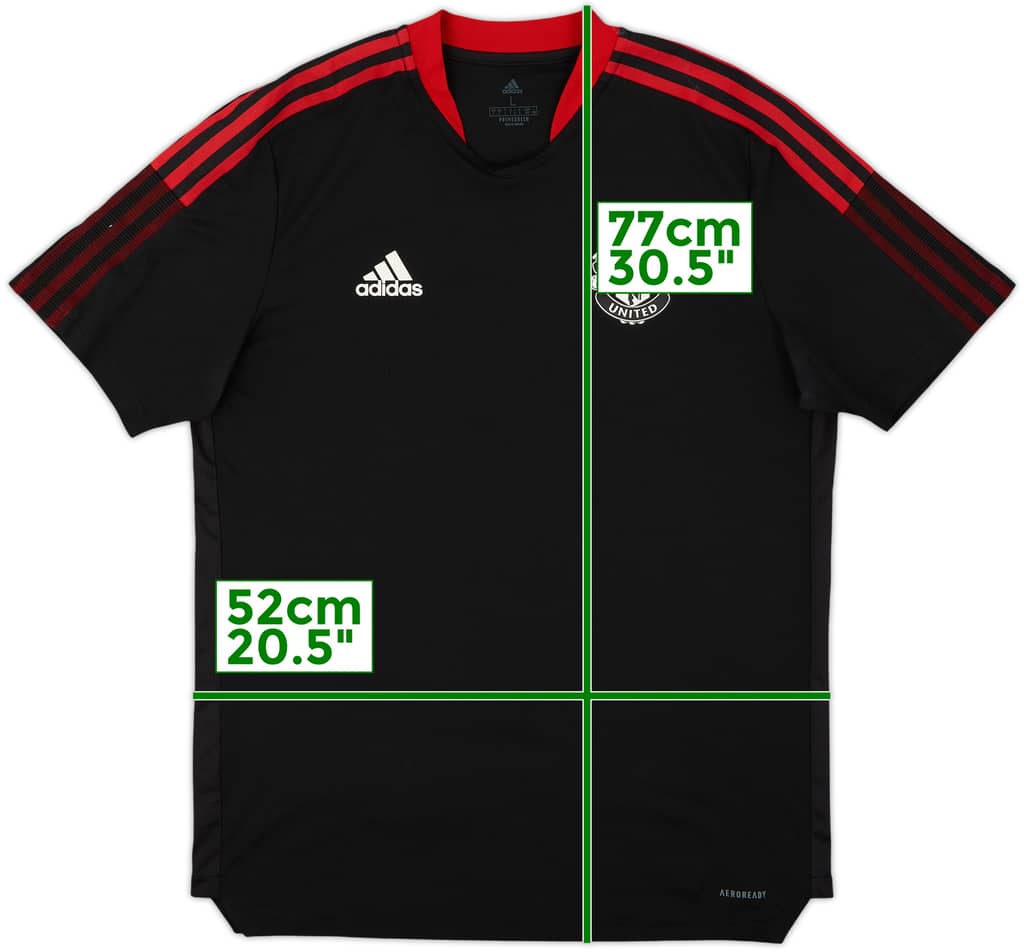 2021-22 Manchester United adidas Training Shirt - 6/10 - (L)