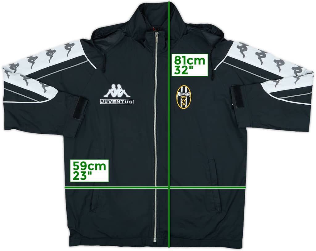 1999-00 Juventus Kappa Hooded Track Jacket - 8/10 - (L)