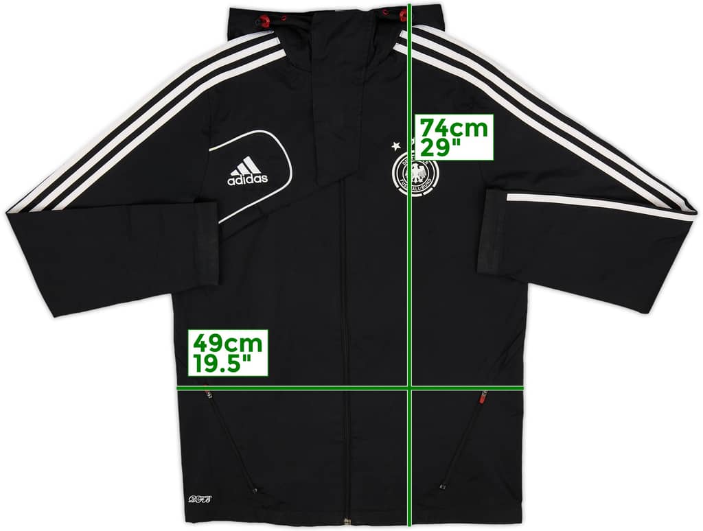 2011-12 Germany adidas Hooded Track Jacket - 7/10 - (M)