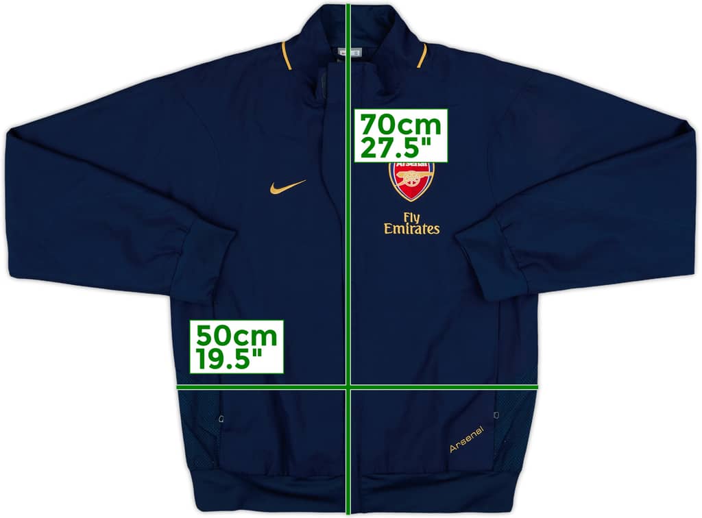 2007-08 Arsenal Nike Track Jacket - 7/10 - (S)