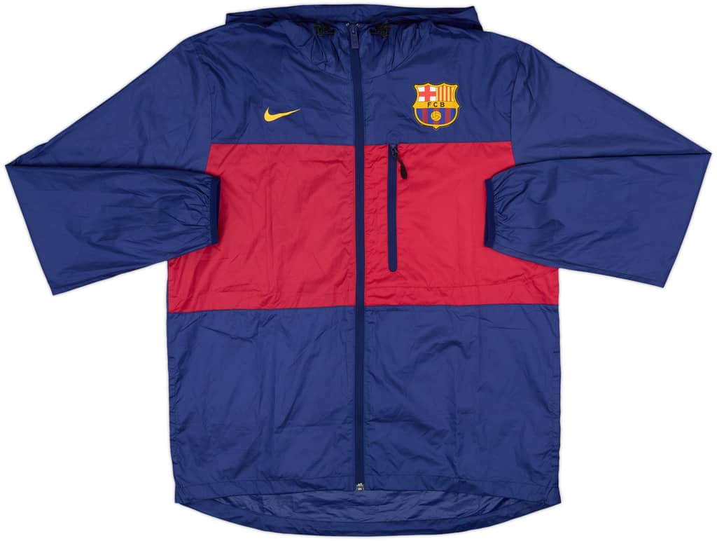 2014-15 Barcelona Nike Hooded Track Jacket - 10/10 - (L)