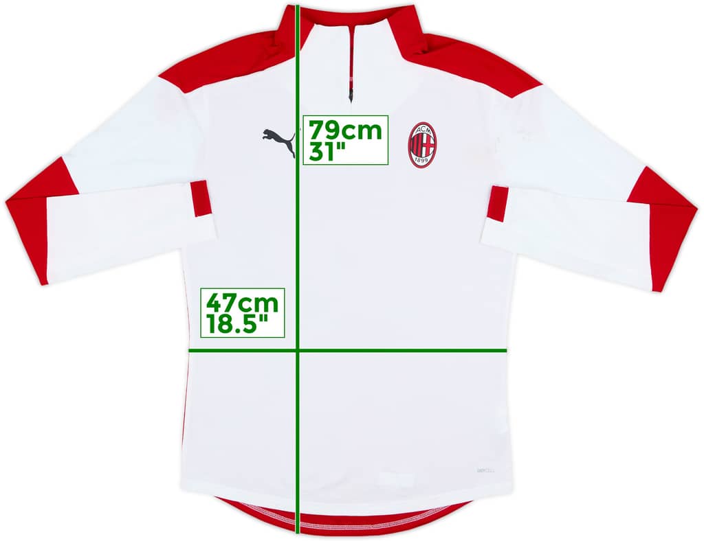 2019-20 AC Milan Puma 1/4 Zip Training Top - 5/10 - (M)