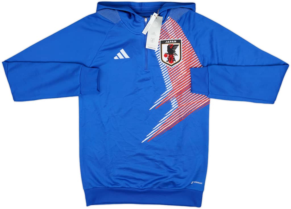 2022-23 Japan adidas Hooded 1/4 Zip Drill Top (XS)