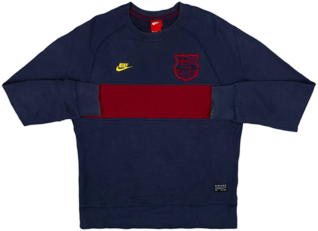 2014-15 Barcelona Nike Sweat Top - 7/10 - (M)