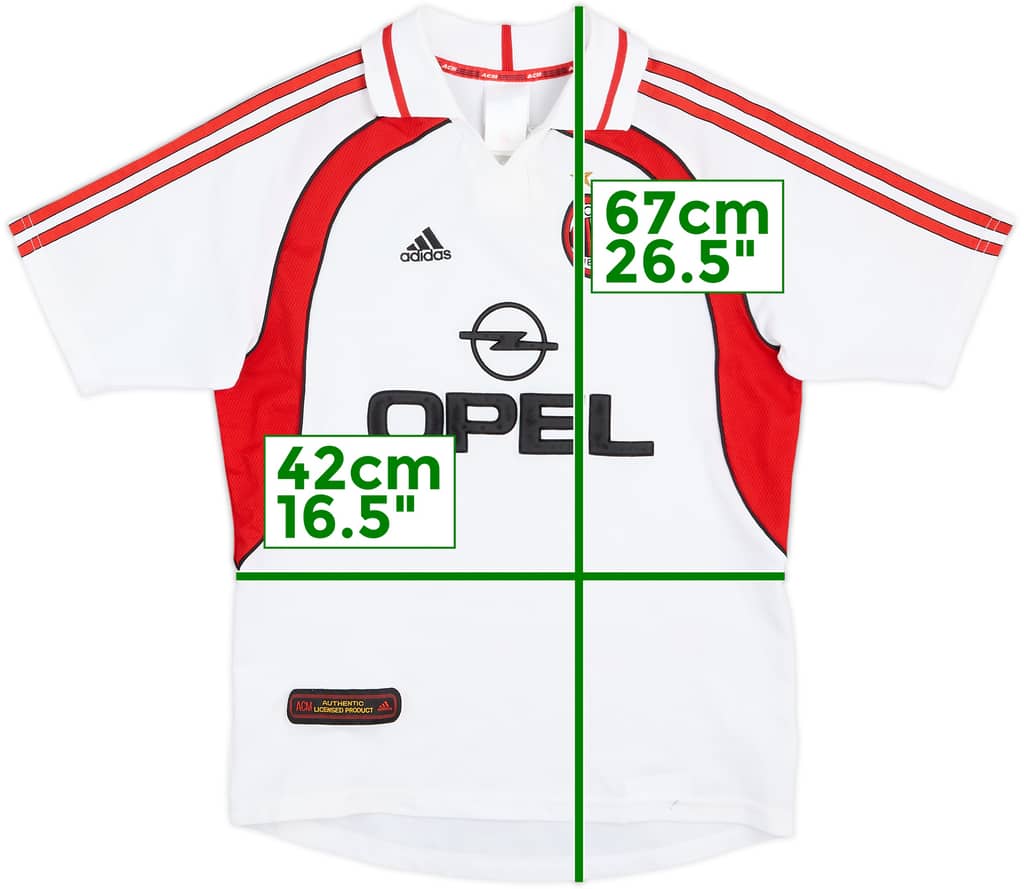 2000-02 AC Milan Away Shirt - 7/10 - (Y)