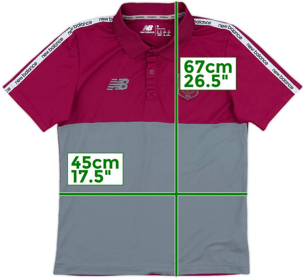 2024-25 Cardiff City New Balance Polo Shirt - 8/10 - (S)