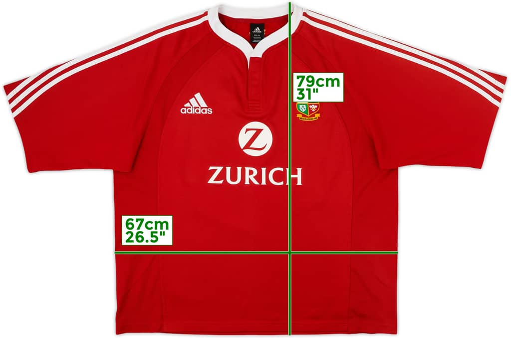 2004 British & Irish Lions Rugby Home Shirt - 7/10 - (XXL)