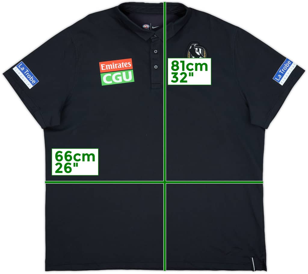 2020 Collingwood FC Nike Polo Shirt - 10/10 - (XXL)