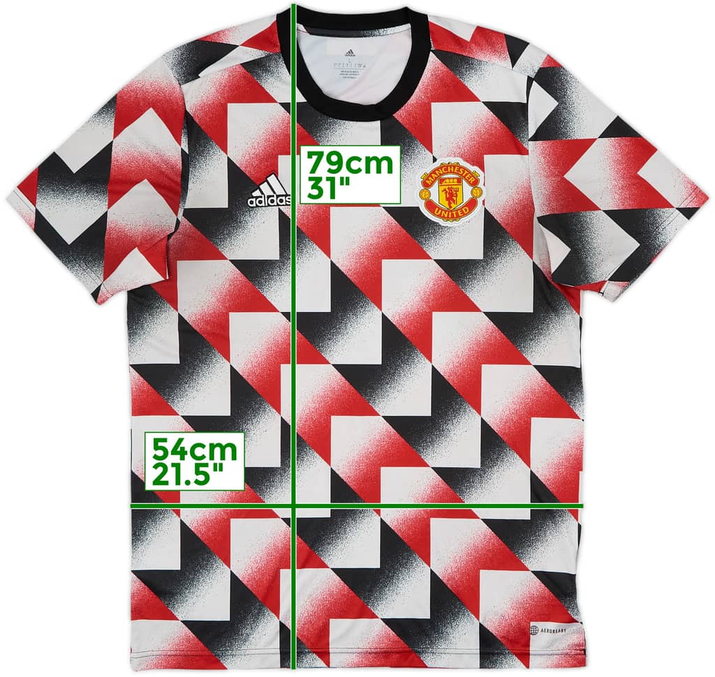 2022-23 Manchester United adidas Training Shirt - 6/10 - (L)