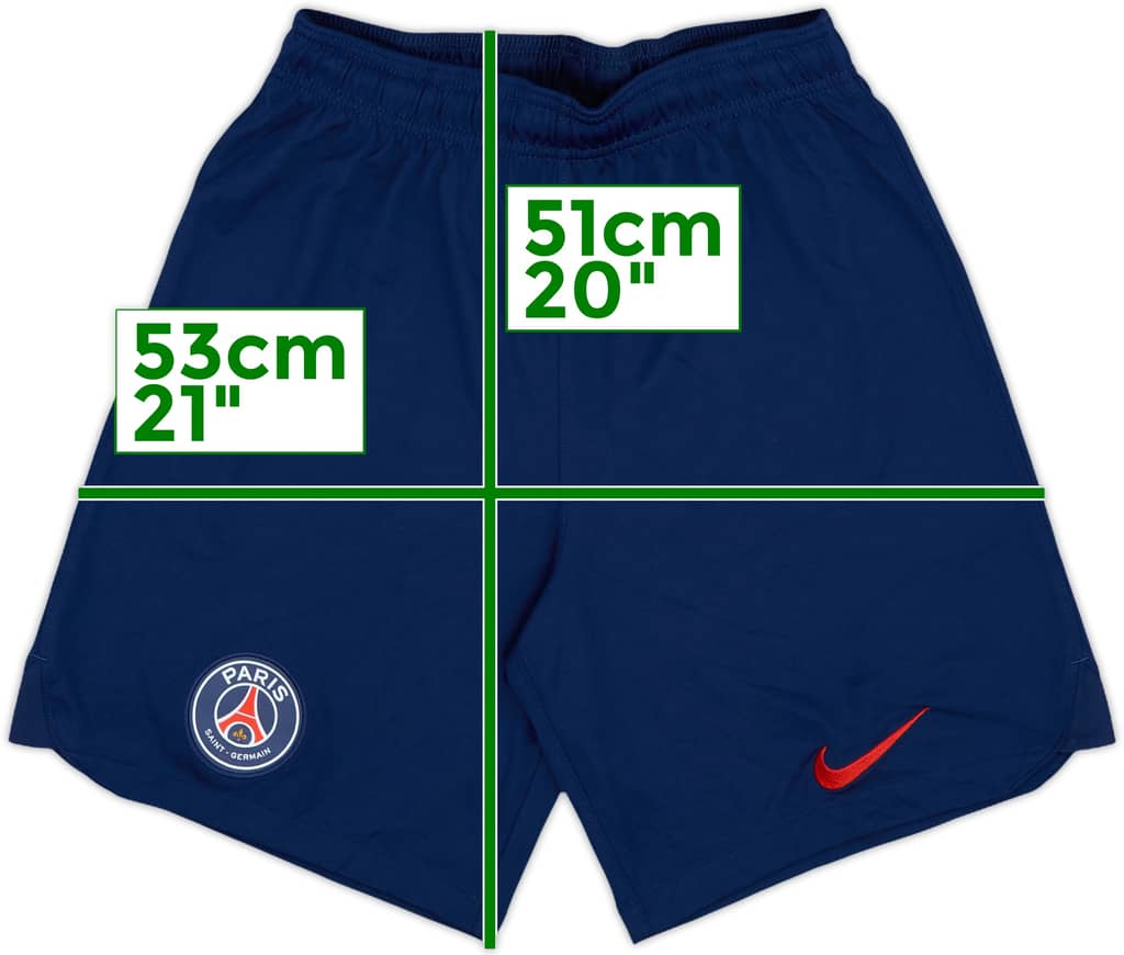 2023-24 Paris Saint-Germain Home Shorts - 10/10 - (M)