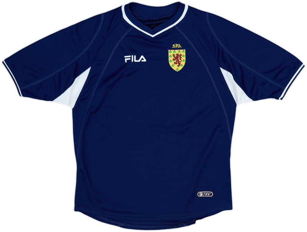 2000-02 Scotland Home Shirt - 8/10 - (M.Boys)