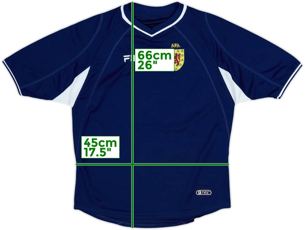 2000-02 Scotland Home Shirt - 8/10 - (M.Boys)