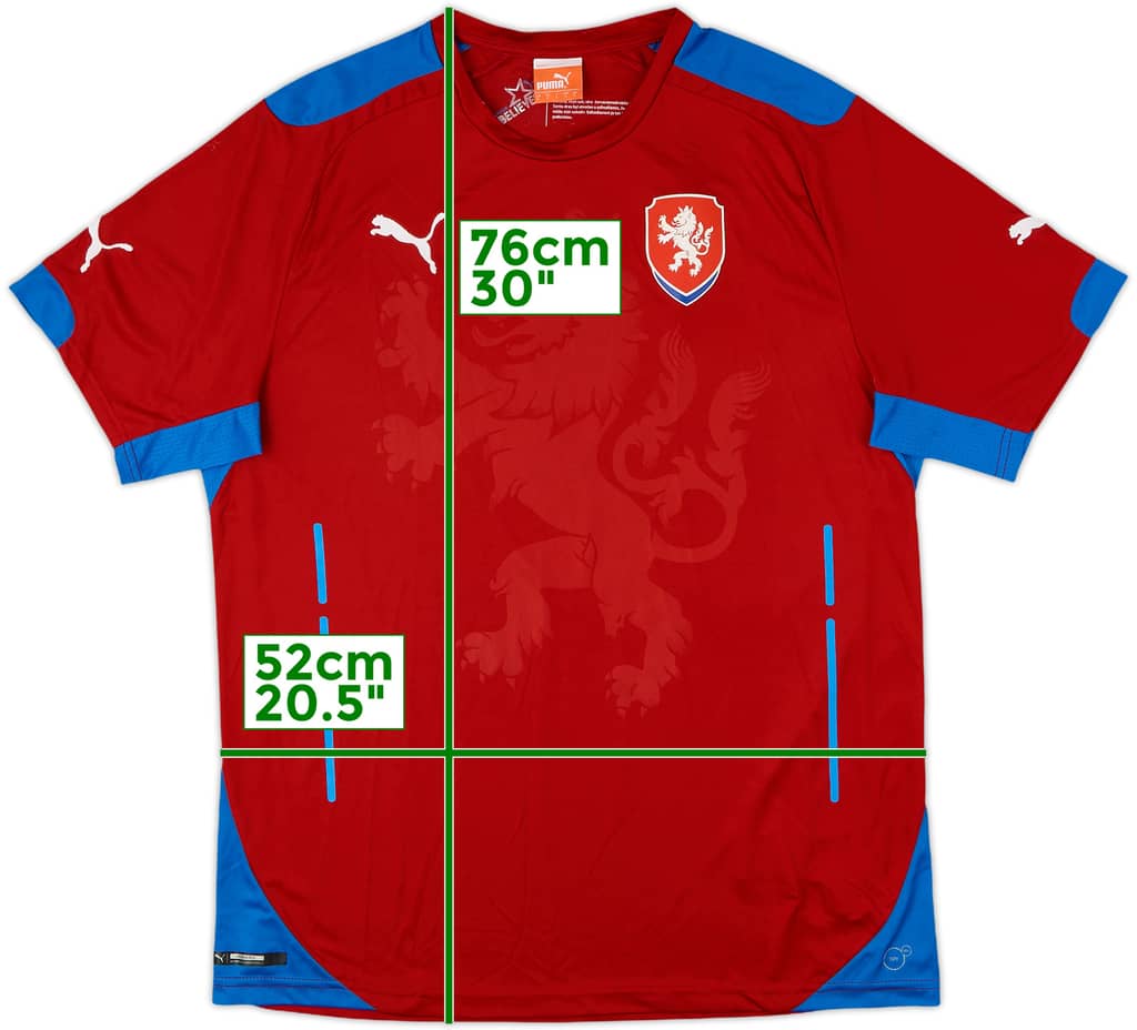 2014-15 Czech Republic Home Shirt - 7/10 - (L)