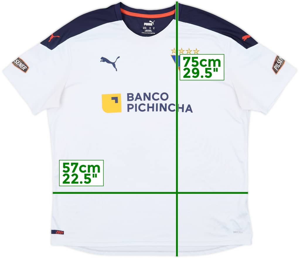 2021 LDU Quito Home Shirt - 7/10 - (XL)