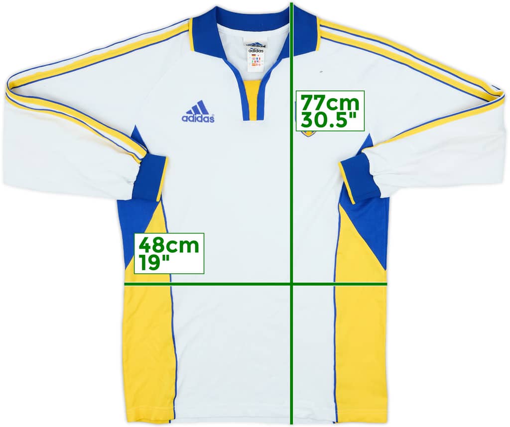 2000-02 Sweden Away L/S Shirt - 6/10 - (L)