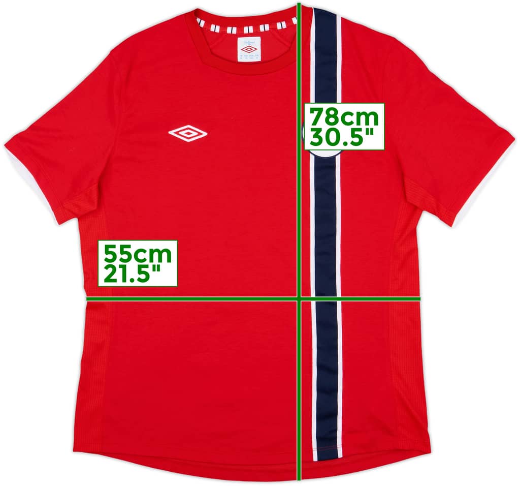 2012-13 Norway Home Shirt - 9/10 - (XL)